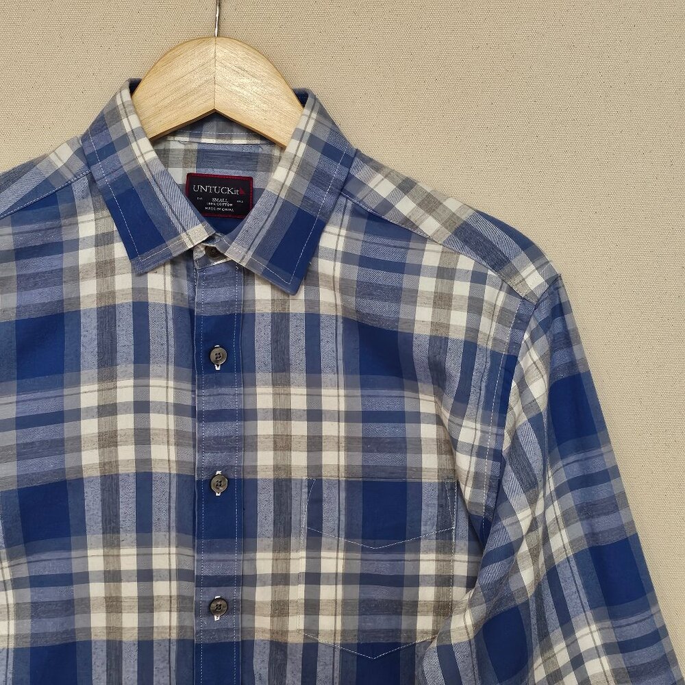 UNTUCKit Light Flannel Button Down S
